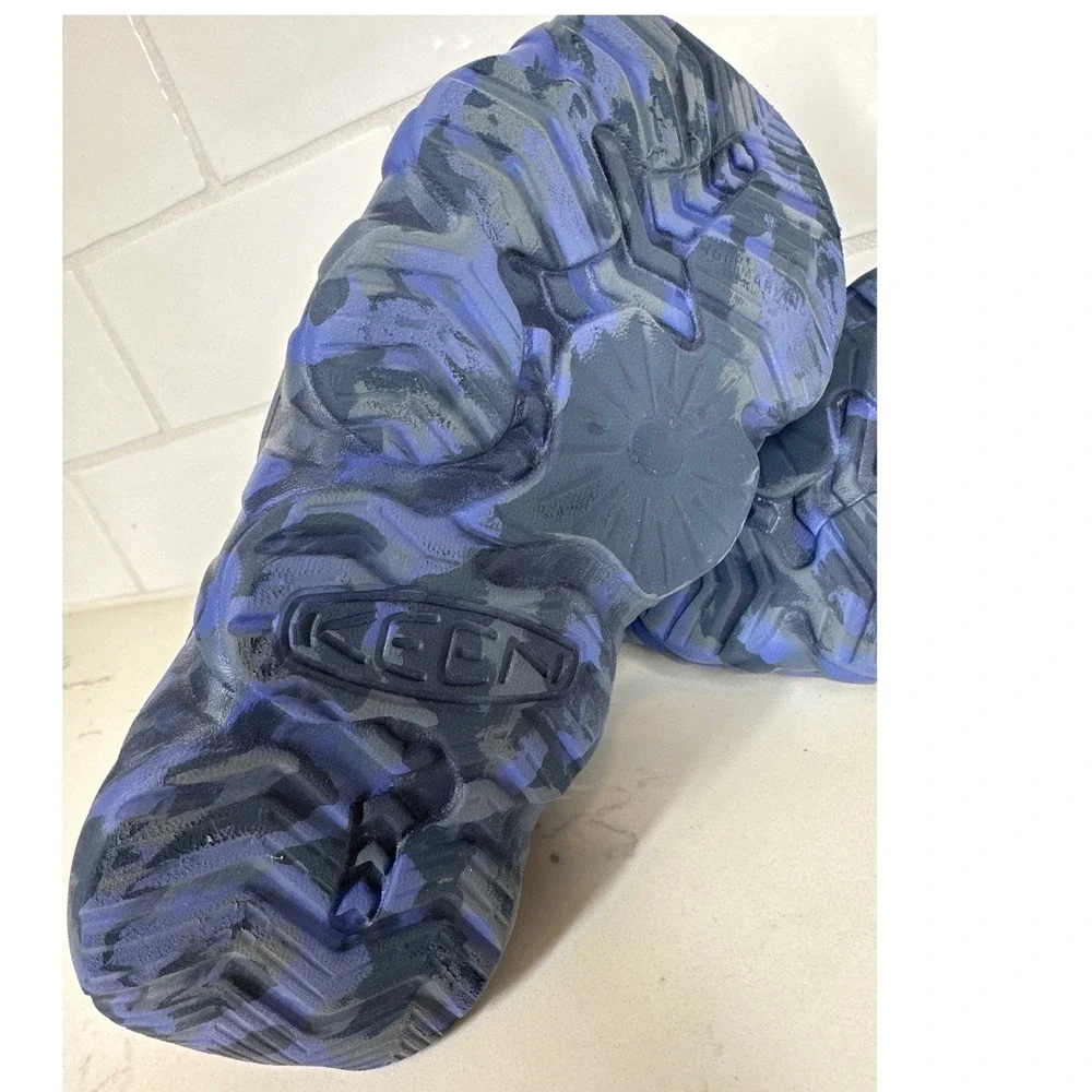KEEN Hyperport H2 Water Sandals Big Boys 34 Size 2 Blue Camo Sport 1030835 Schoo